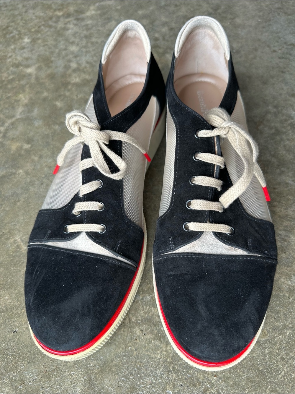 BeautiFeel Cadence Lace-up shoe Black, Cream and Red Lace-Up Women's Sneakers